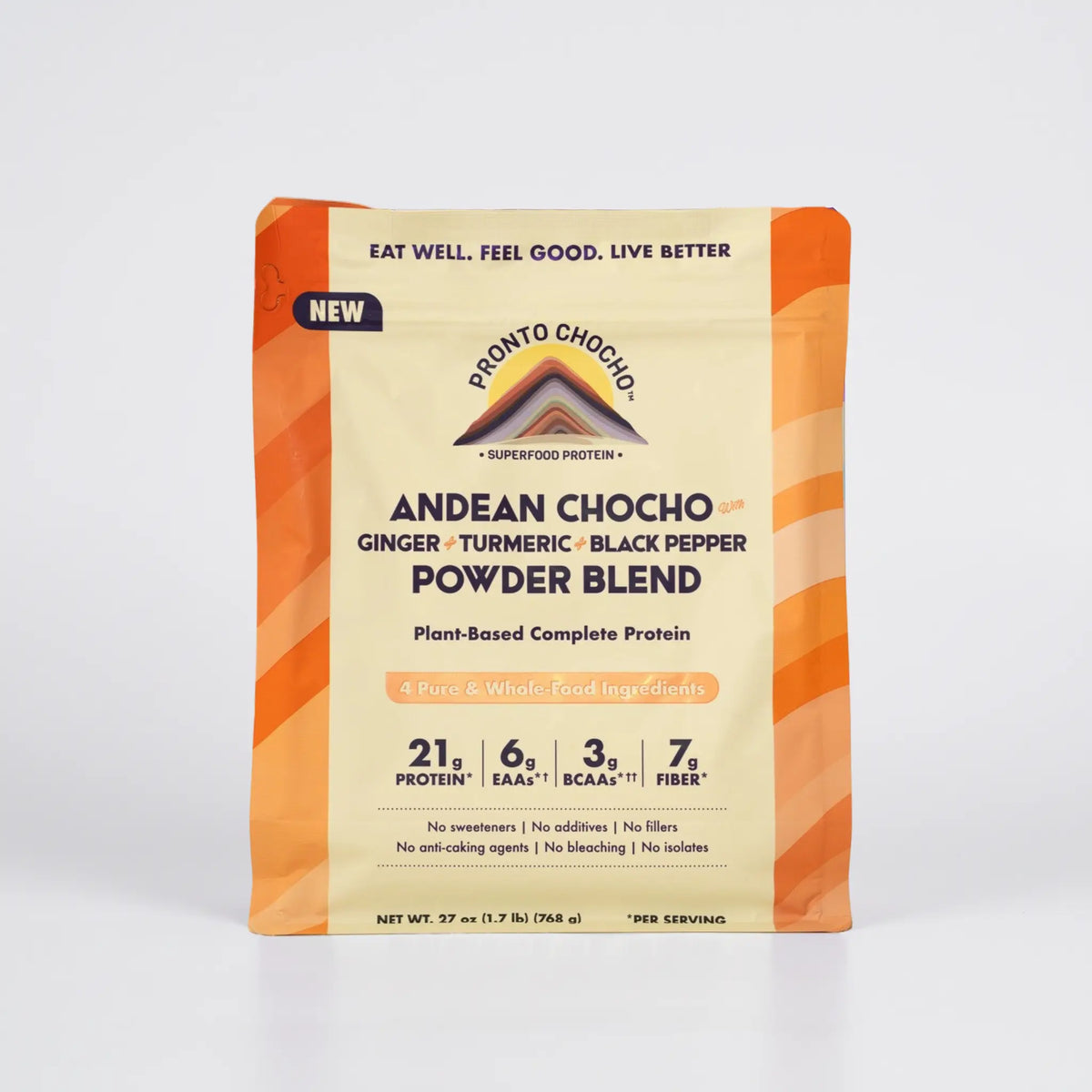 Andean Chocho with Ginger + Turmeric + Black Pepper Powder Blend