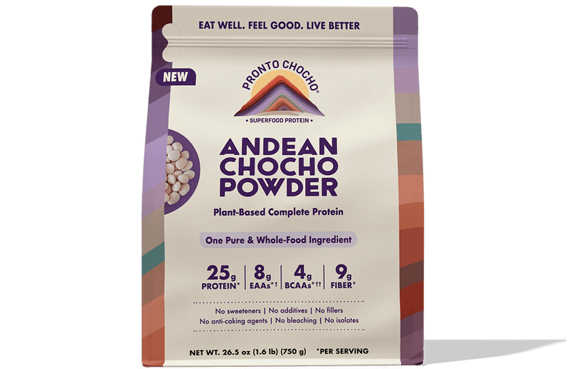 Andean Chocho Powder <br>
<span style="color:#6c4d6e; font-style: italic; font-weight: 600;">One</span> pure ingredient
