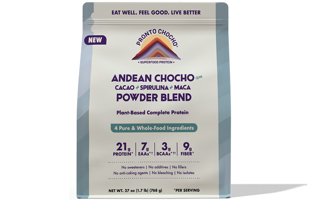 Andean Chocho with Cacao + Spirulina + Maca