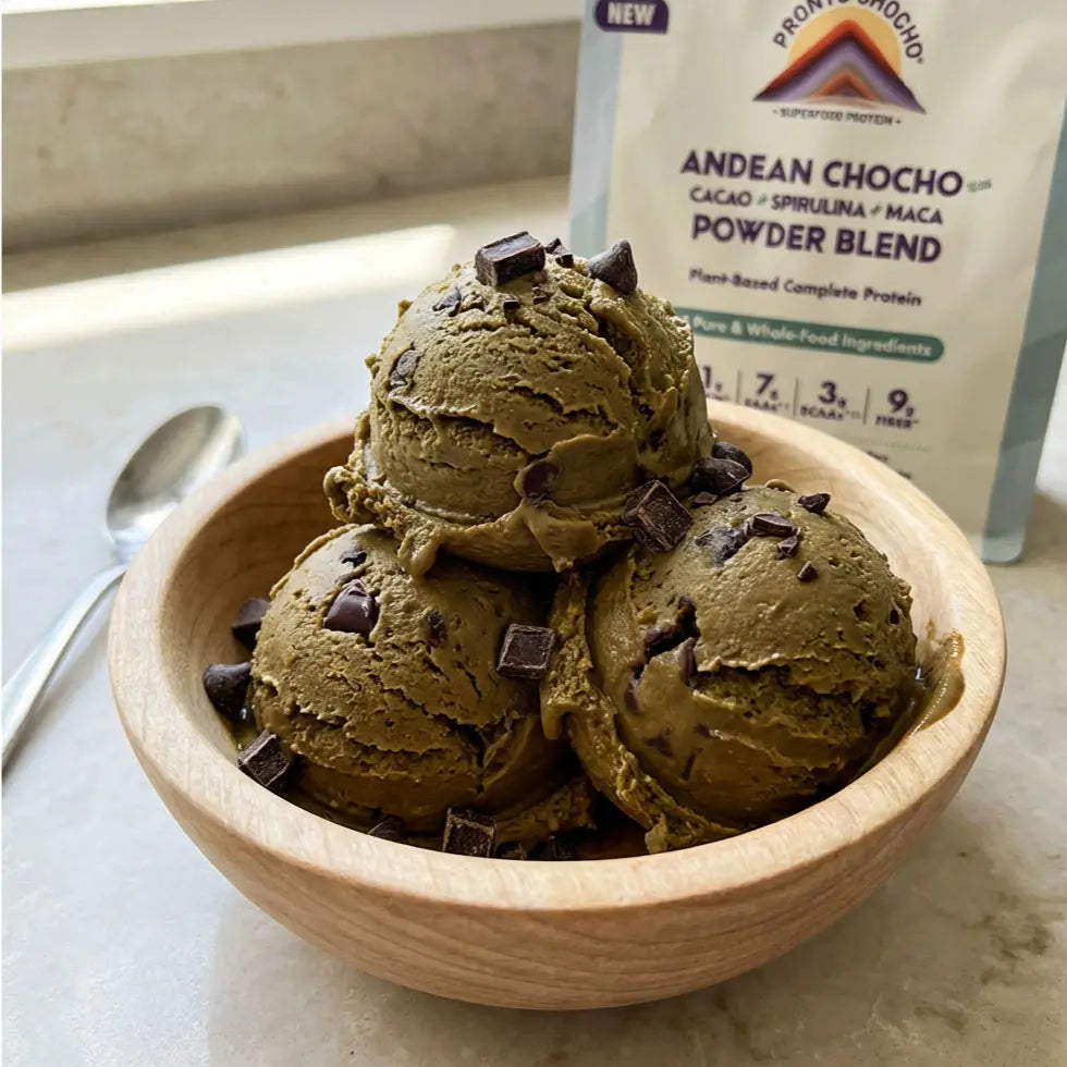 Andean Chocho with Cacao + Spirulina + Maca