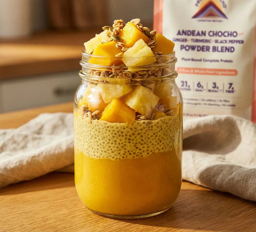 Andean Chocho with Ginger + Turmeric + Black Pepper Powder Blend